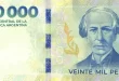 EL NUEVO BILLETE DE $ 20.000 YA ESTÁ EN LA CALLE: CÓMO ES Y QUÉ MEDIDAS DE SEGURIDAD TIENE