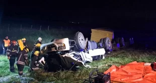 OTRA TRAGEDIA EN LA RUTA 3: MURIÓ UN CAMIONERO TRAS UN VUELCO CERCA DE SAN MIGUEL DEL MONTE