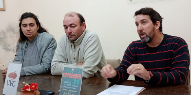 ESTE VIERNES, EN LA SEDE DE LA UVC: SE VIENE “EMPRENDER 2.5”, UN CICLO DE CHARLAS MOTIVADORAS CON EL TESTIMONIO DE LOBENSES EXITOSOS- ENTRADA LIBRE Y GRATUITA