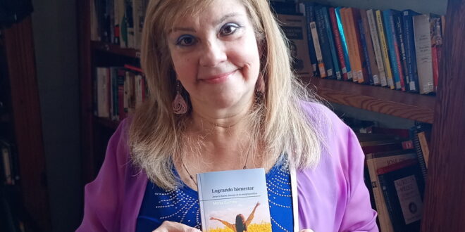 MIRTA GOMES PRESENTÓ SU PRIMER LIBRO, «LOGRANDO BIENESTAR», EN LA BIBLIOTECA HÉROES DE MALVINAS