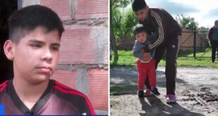 EL NENE DE LOBOS QUE SE LEVANTA A LAS 6 DE LA MAÑANA, PREPARA LA COMIDA, CUIDA DE SUS HERMANOS Y AYUDA A TODA SU FAMILIA: LA CONMOVEDORA HISTORIA QUE EMITIÓ TELENOCHE Y SE HIZO VIRAL