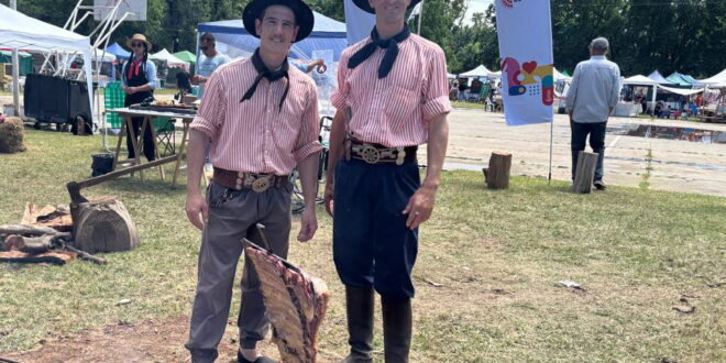 CUARTA FIESTA DEL ASADO: PABLO GARCÍA Y MARCOS SEGATTA FUERON LOS GANADORES DEL CONCURSO AL MEJOR COSTILLAR