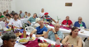 CENA DE FIN DE AÑO EN EL COMITÉ DE LA UVC, CON UN EMOTIVO HOMENAJE A JUAN ERRIEST A 30 AÑOS DE SU TRIUNFO ELECTORAL