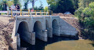 AVANZA LA OBRA DEL PUENTE EN CALLE 25 DE MAYO: CUANDO SE TERMINEN DE PAVIMENTAR LAS CALLES, SERÁ HABILITADO AL TRÁNSITO