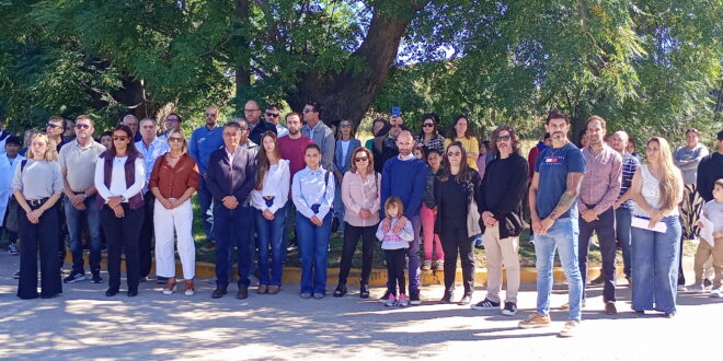 ACTO OFICIAL POR LOS 50 AÑOS DEL GOLPE MILITAR, EN EL «ESPACIO DE LA MEMORIA», UBICADO EN MORENO Y LISANDRO DE LA TORRE