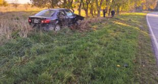 DESPISTE DE UN VEHÍCULO EN RUTA 41 KM. 174: UN JOVEN DE EMPALME LOBOS FUE TRASLADADO AL HOSPITAL CON LESIONES