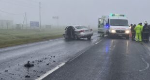 ACCIDENTE FATAL EN LA RUTA 205, CON TRES VEHÍCULOS INVOLUCRADOS EN MEDIO DE UNA INTENSA NIEBLA