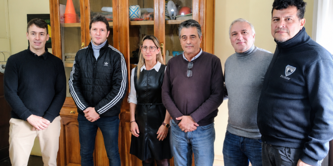 EL INTENDENTE ETCHEVERRY SE REUNIÓ CON REPRESENTANTES DEL GREMIO LA FRATERNIDAD POR LA PROLONGADA INTERRUPCIÓN DE LAS OBRAS DEL RAMAL MERLO-LOBOS