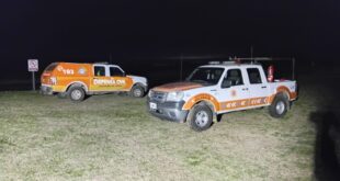 LOBOS COLABORA EN LA BÚSQUEDA DE UNA PERSONA DESAPARECIDA EN EL ARROYO SALADILLO