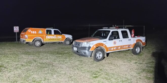 LOBOS COLABORA EN LA BÚSQUEDA DE UNA PERSONA DESAPARECIDA EN EL ARROYO SALADILLO