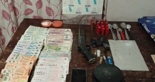 NUEVO ALLANAMIENTO EN EMPALME LOBOS: SECUESTRAN COCAÍNA, UN ARMA DE FUEGO Y UNA MOTO CON PEDIDO DE SECUESTRO